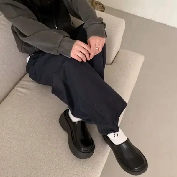 플랫폼 뮬슬리퍼 스웨이드통굽 키높이 블로퍼 신발