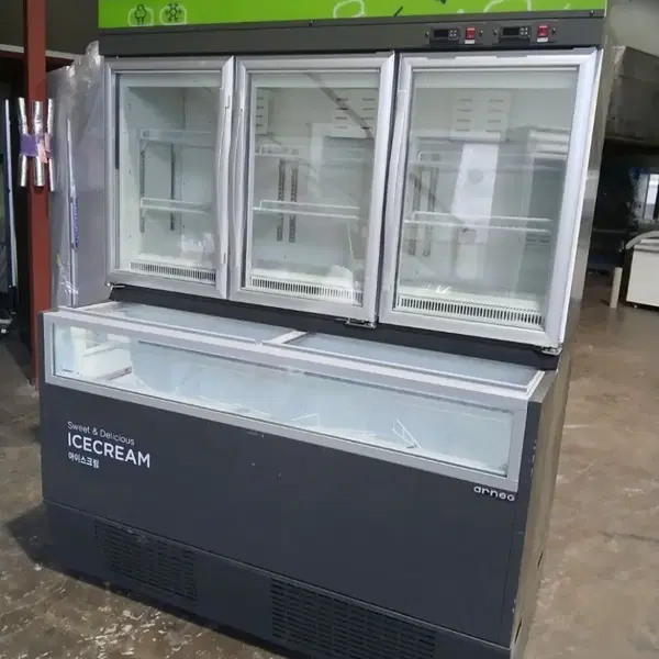 콤비 냉동고 냉동 평대 아이스크림 냉동고 편의점 마트 냉동고
