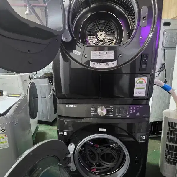 (설치포함)삼성 그랑데AI 타워형 직렬셋트 21KG/17KG 판매 - 2번째 이미지