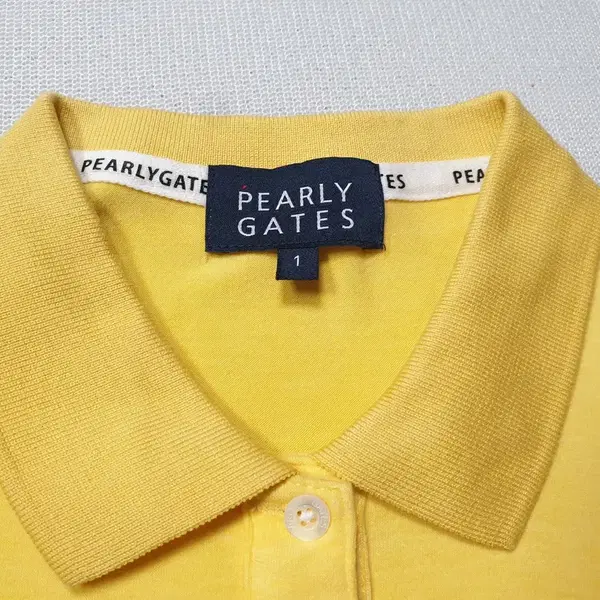 PEARLY GATES 롱슬리브 골프웨어 옐로우 여성95 - 3번째 이미지