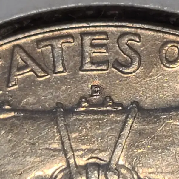 희귀 에러 주화 - 미국 프랭클린 Half Dollar 은화 1960년 - 3번째 이미지