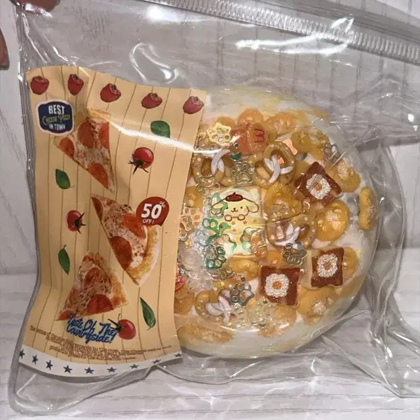 (미개봉) 유베이샵 키티샵 폼폼푸린 수제공 크런치 슬랑이 말랑이 ㅅㅊㅇ 타오바오 도우인