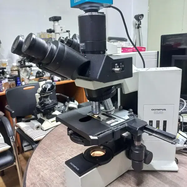 OLYMPUS BX40 3안CCD 위상차현미경 싸게판매합니다 - 5번째 이미지