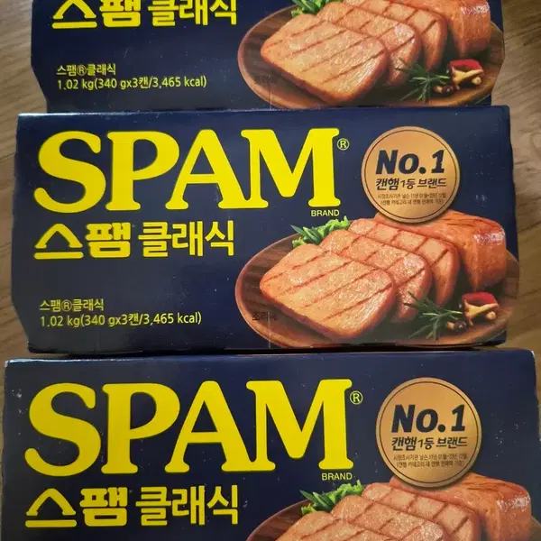 스팸 클래식 340g  9개