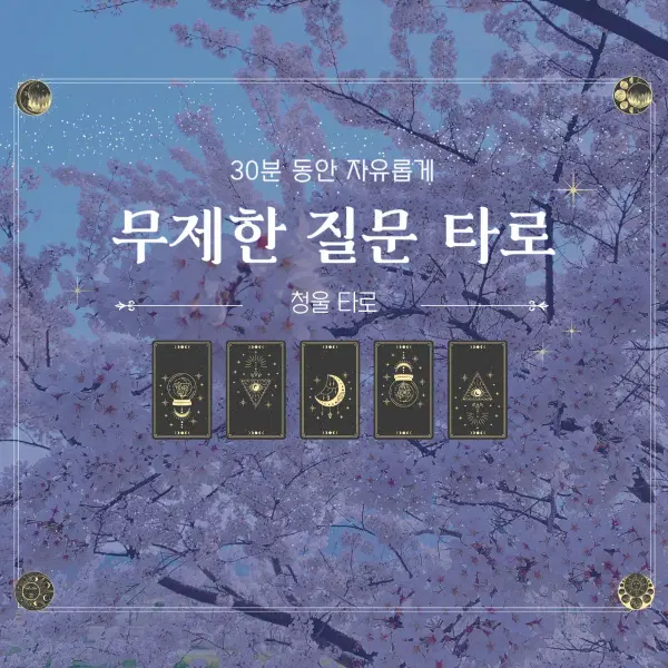 타로 30분 무제한 질문 ! 타로 상담
